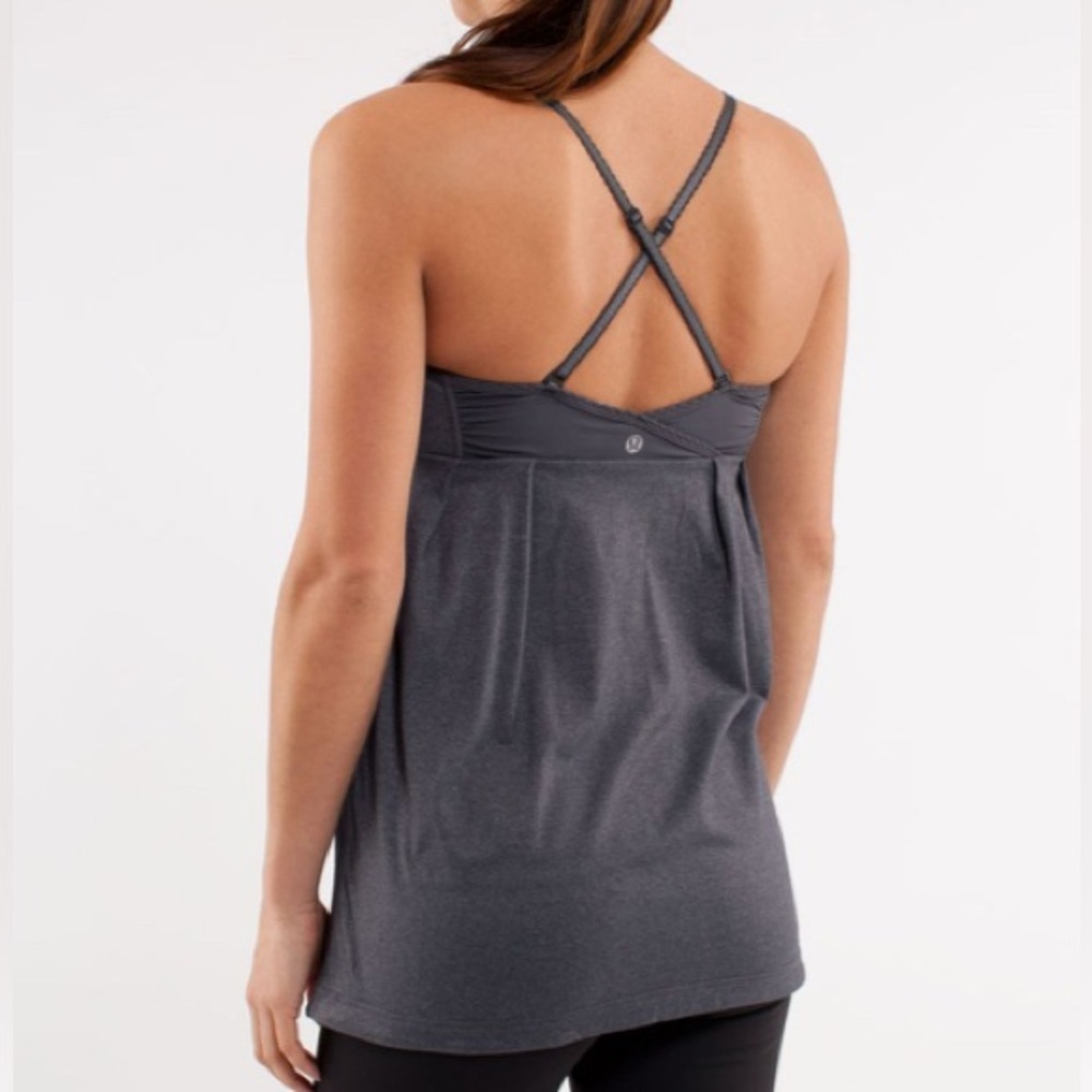 lululemon athletica Graceful Flow Tank coal